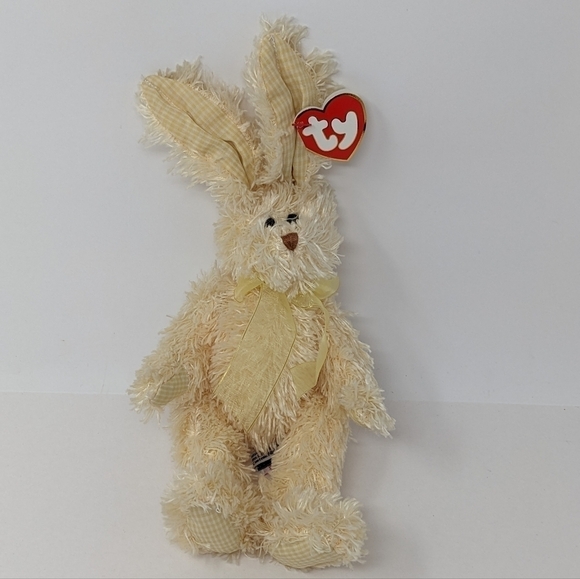 𝅺TY Beanie baby Hutchins Attic Treasure Collection Yellow with Tags - Picture 1 of 5